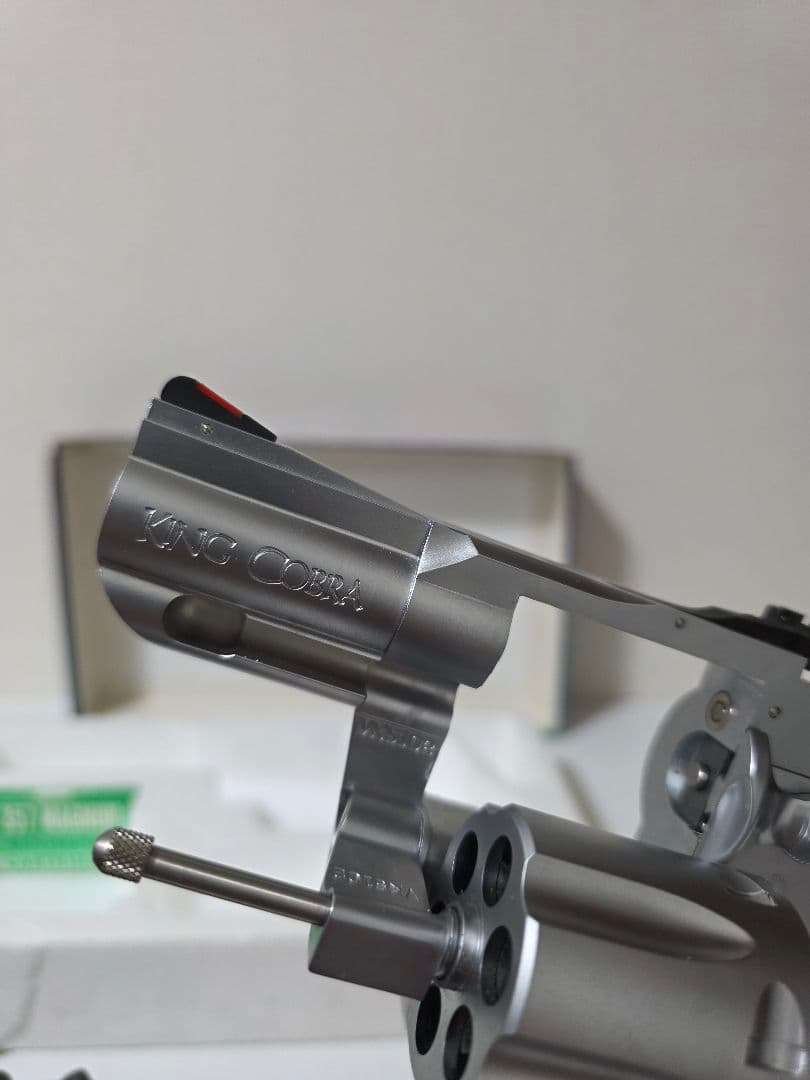 ⭐KSC モデルガン キングコブラ シルバー2.5インチ 未発火⭐