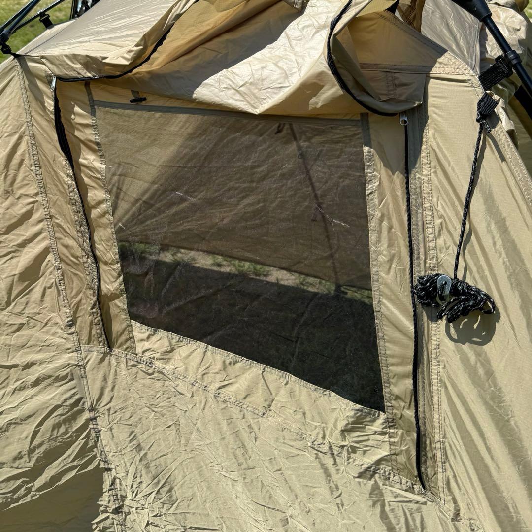 「骨組み破損」DODライダーズバイクインテント　 ワンタッチ 大きな前室