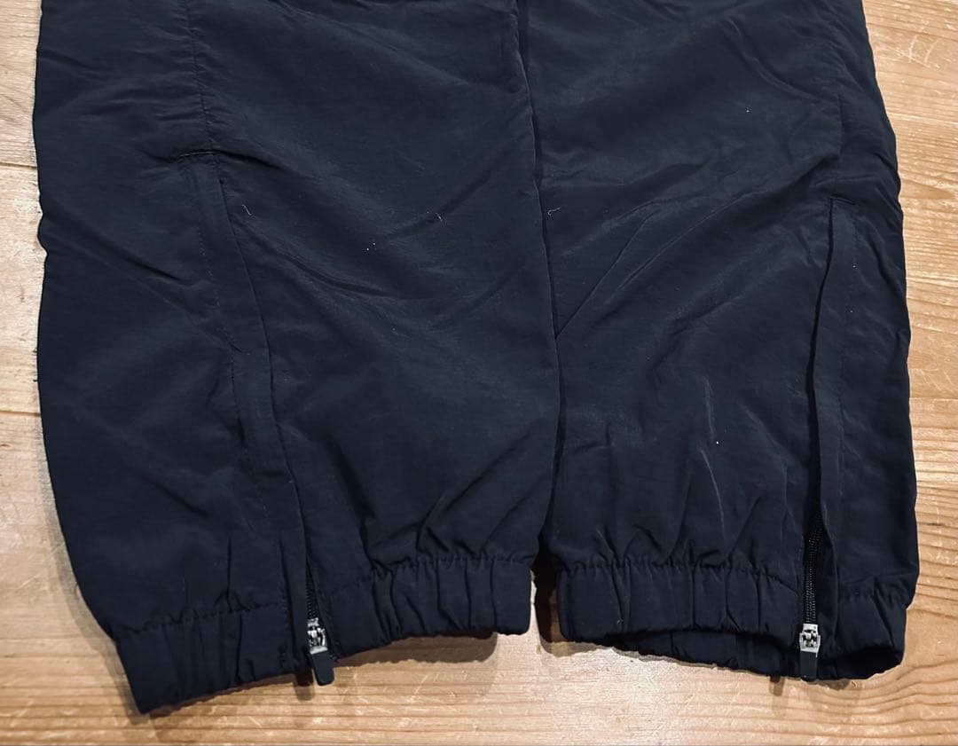 パンツ 古着 90s UMBRO アンブロ XL ナイロン 黒 フリース 美品