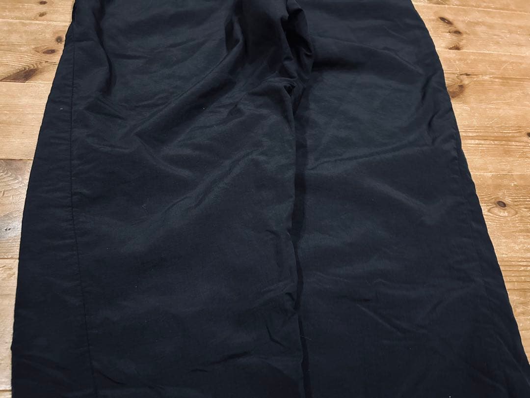 パンツ 古着 90s UMBRO アンブロ XL ナイロン 黒 フリース 美品