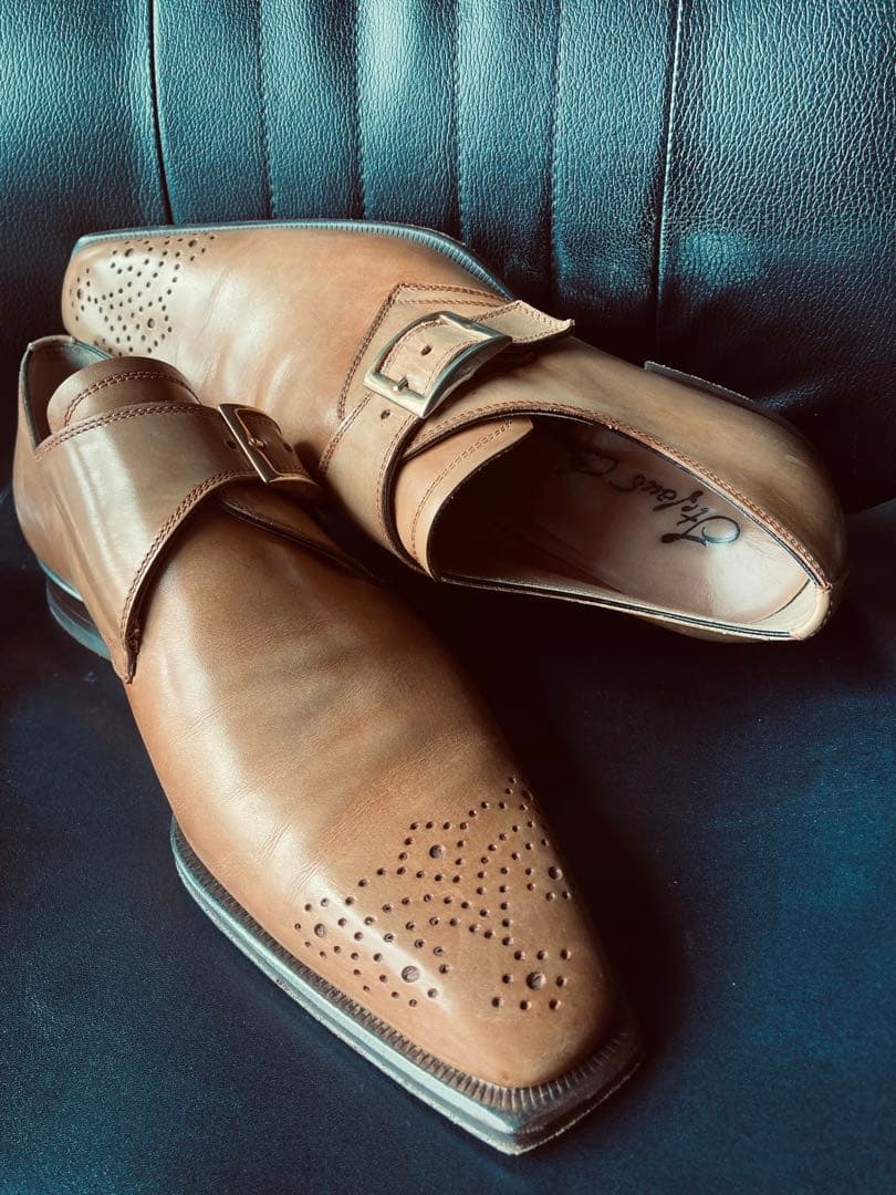 【期間限定】美品 ステファノ・ブランキーニ イタリア製 モンク パティーヌ