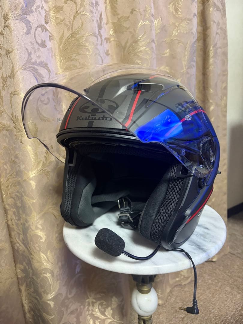 kabuto ヘルメット バイク マイク付き