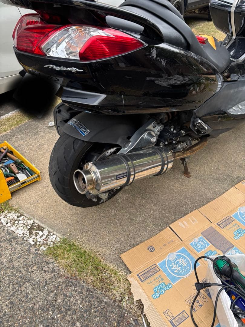 ヤマハ　マジェスティ4D9 SG20J 社外ビームスマフラー　BEAMS