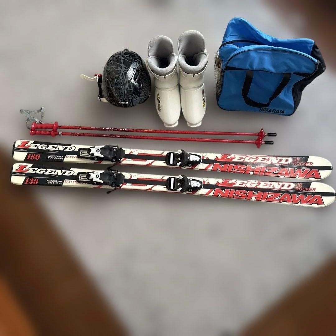 NISHIZAWA LEGEND スキーセット 130cm 靴24cm