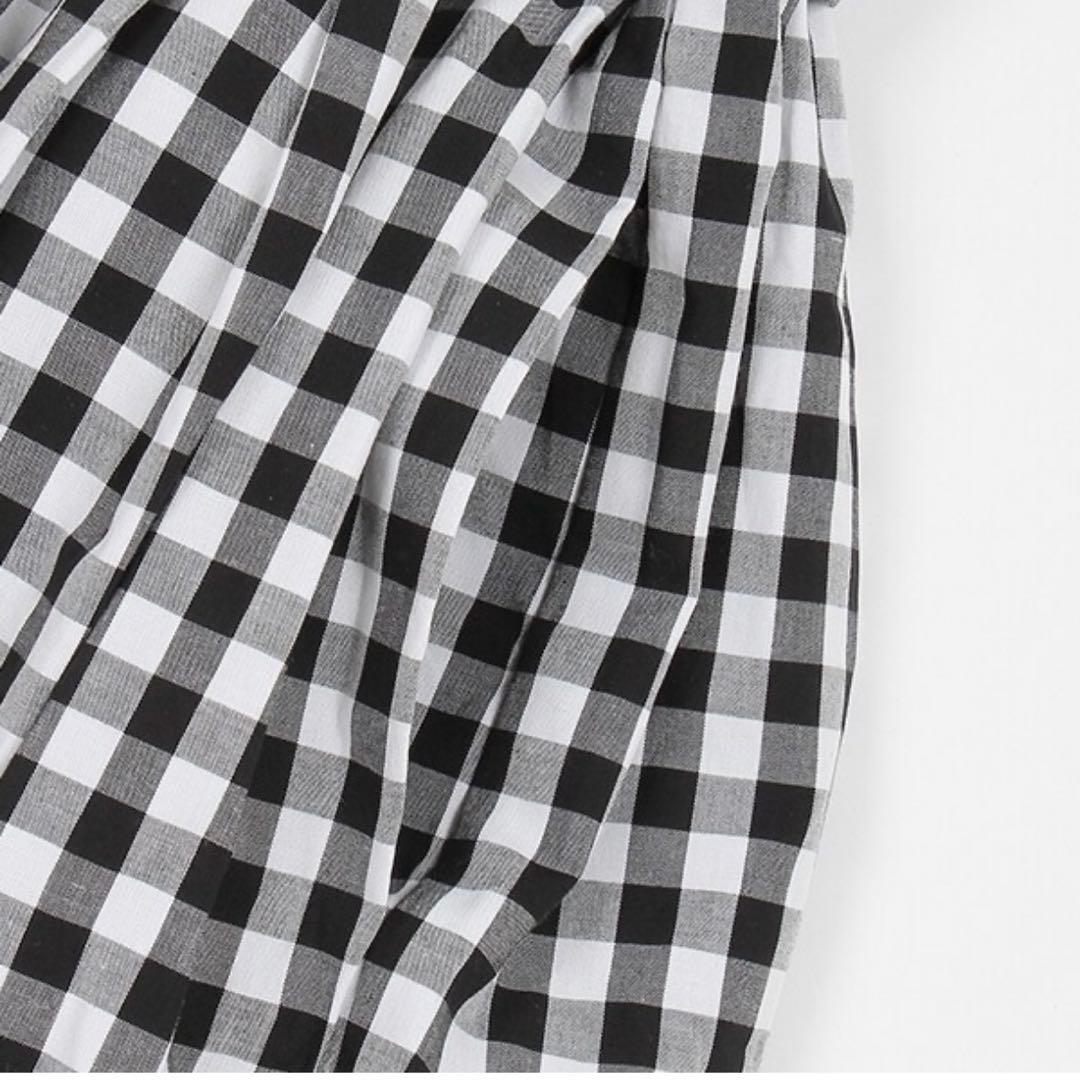 ケイトスペード　ギンガムドッキングチェック ワンピース 半袖　140 新品