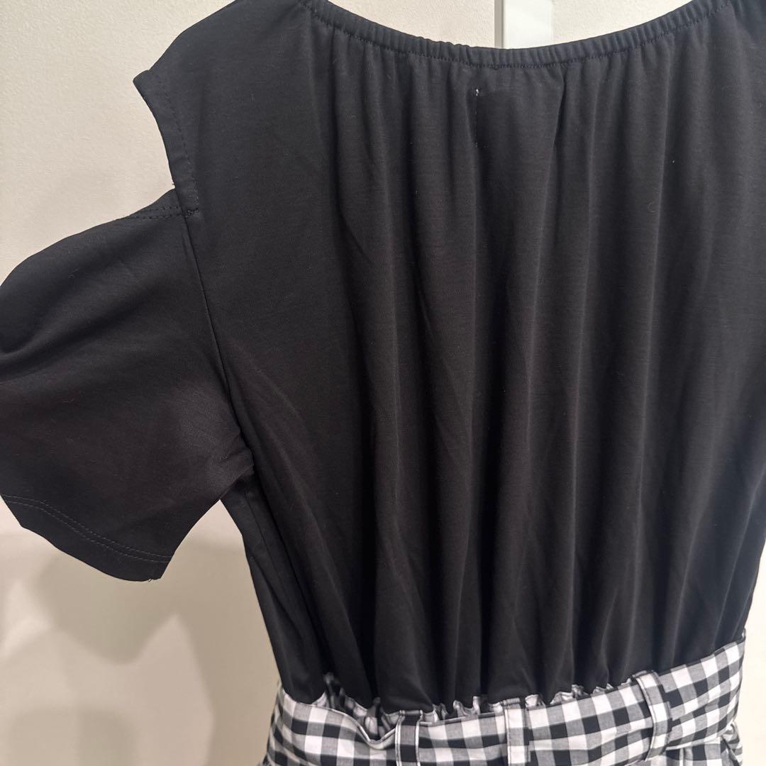 ケイトスペード　ギンガムドッキングチェック ワンピース 半袖　140 新品