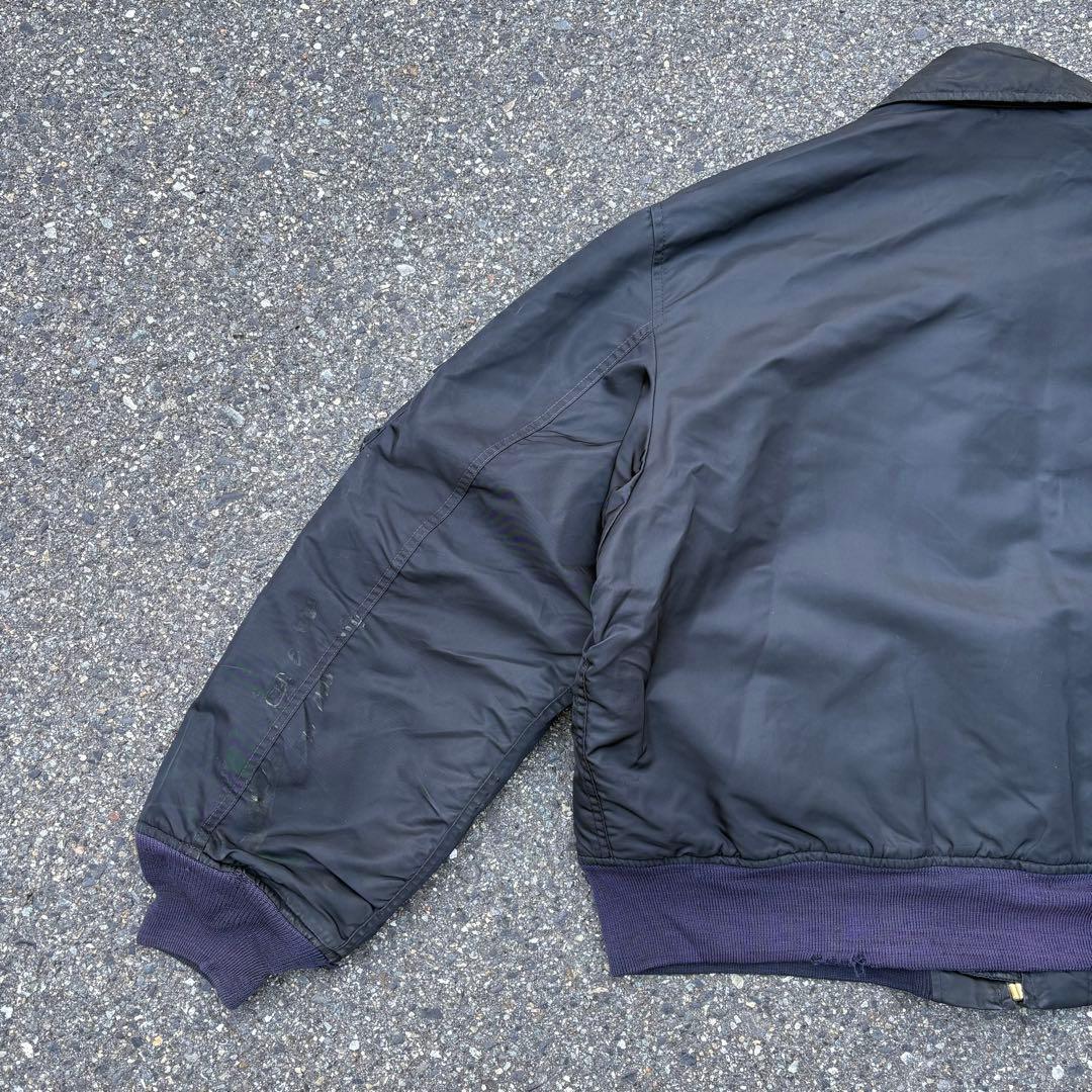 90s ALPHA CWU-45P フライトジャケット MA-1 ブラック