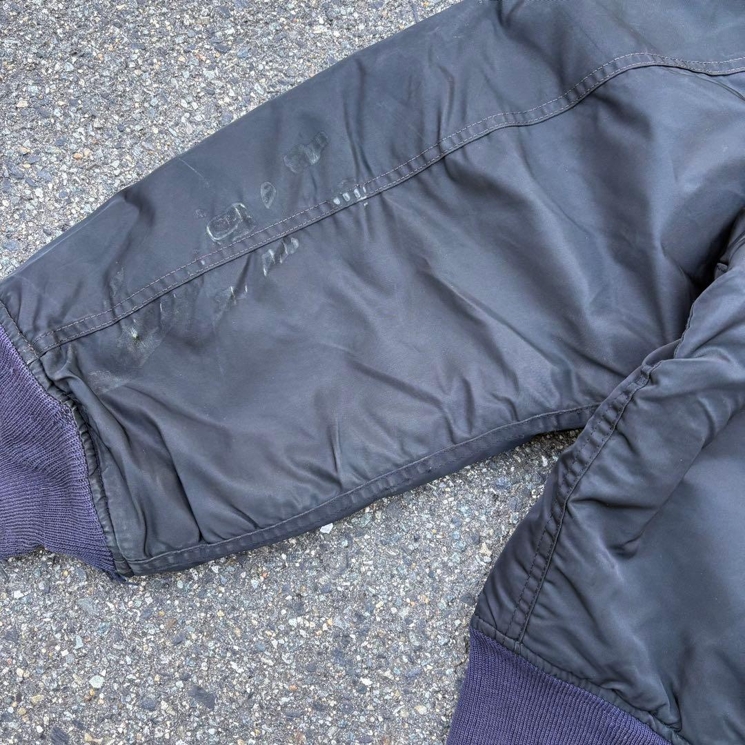 90s ALPHA CWU-45P フライトジャケット MA-1 ブラック