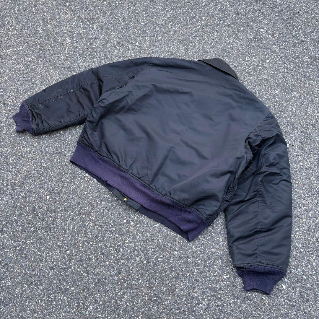 90s ALPHA CWU-45P フライトジャケット MA-1 ブラック