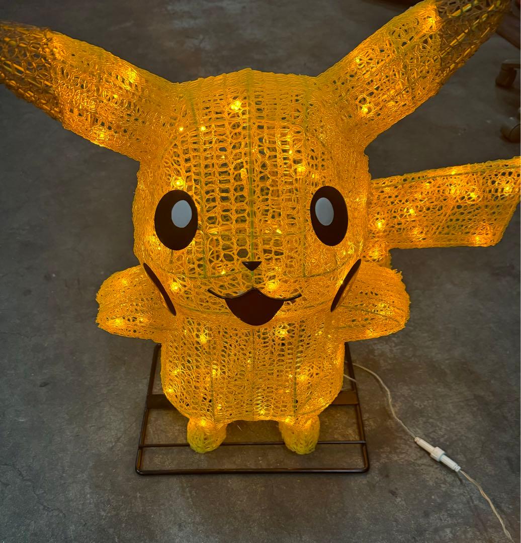 当時物LEDクリスタル　イルミネーション　ピカチュウ