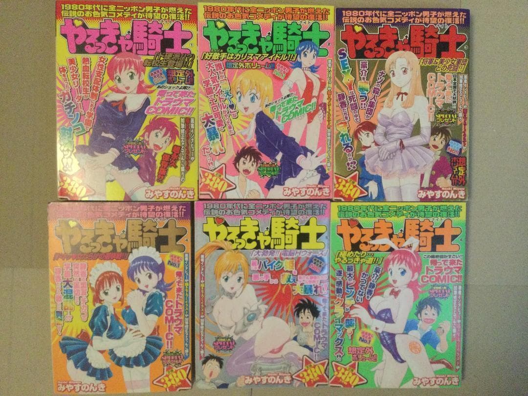 全6巻セット やるっきゃ騎士 みやすのんき コンビニ版