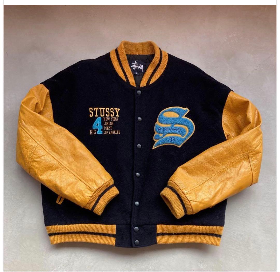 90s STUSSY BIC4 スタジャン