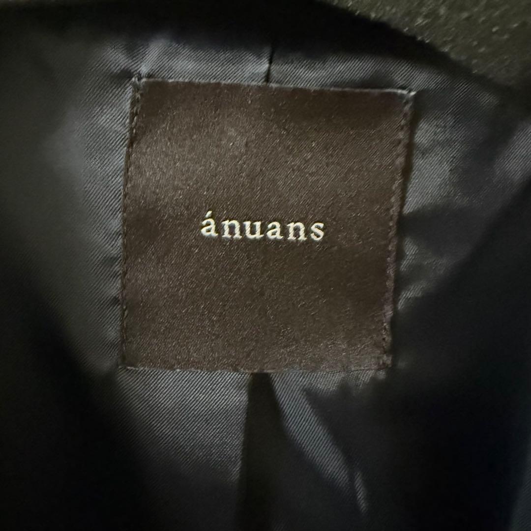 anuans ウールトレンチコート ネイビー NAVY Mサイズ