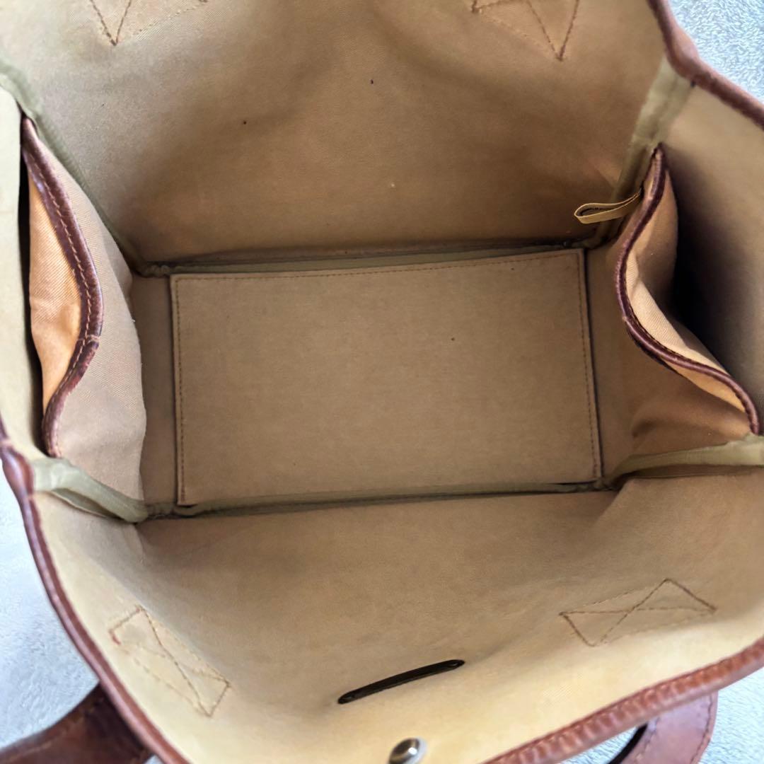 ✨美品✨ ポロラルフローレン ブラックウォッチ トートバッグ PVCレザー 緑