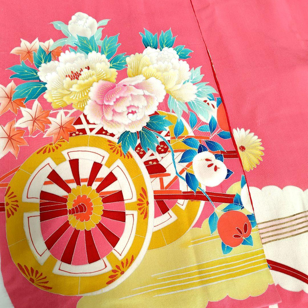 七五三　７歳　お祝い　アンティーク着物　大正ロマン