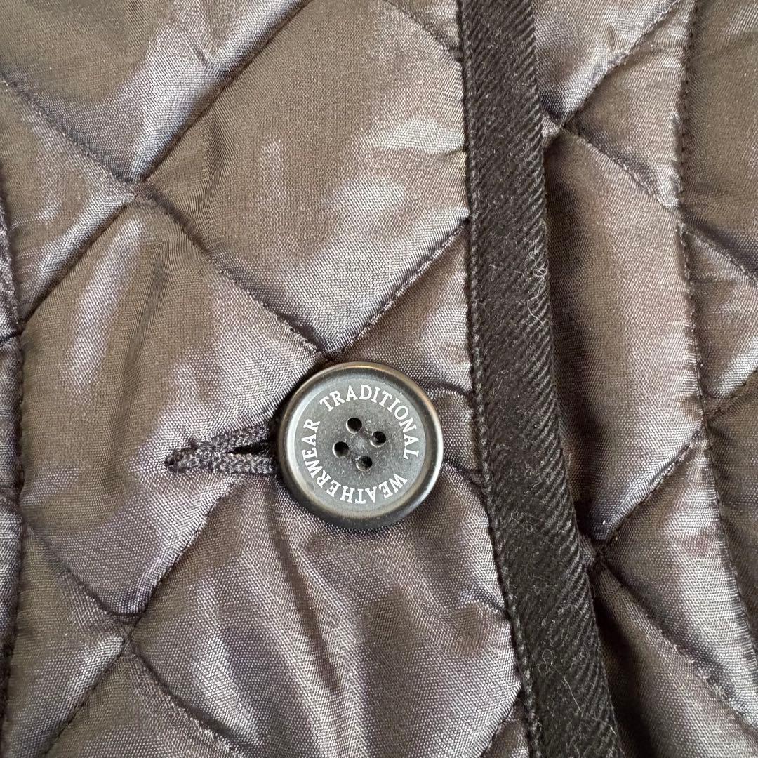 極美品 トラディショナル ウェザーウェア キルティング ケープ ヒョウ柄