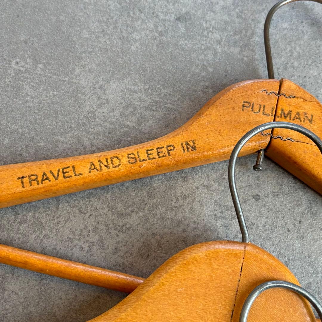 ビンテージ ウッド ハンガー 木製 アメリカ アンティーク　古着屋