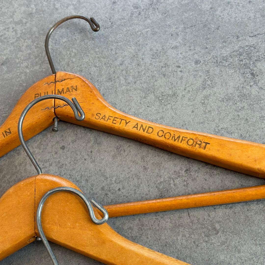 ビンテージ ウッド ハンガー 木製 アメリカ アンティーク　古着屋