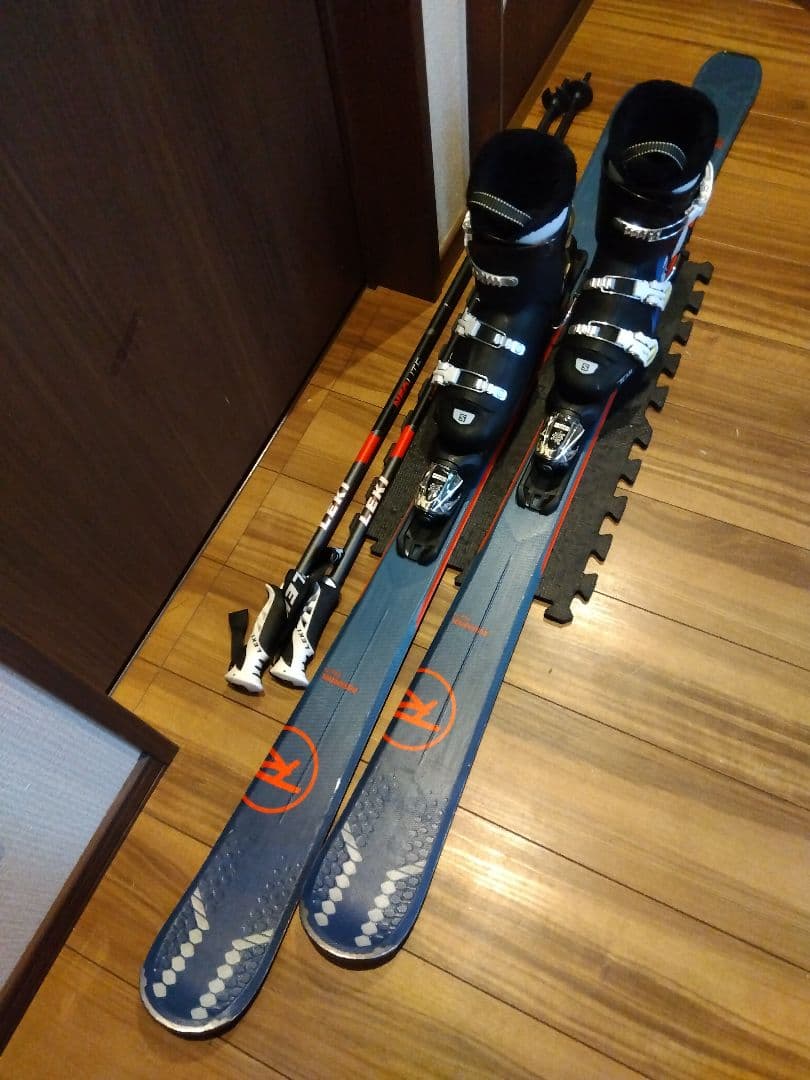 【ハイエンド】ROSSIGNOL/男女兼用/スキーセット/メンテ・WAX済み✔