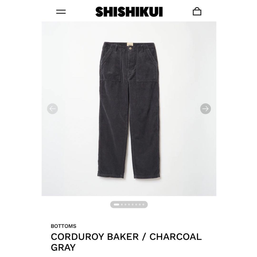 パンツ THN SHISHIKUI CORDUROY BAKER 34