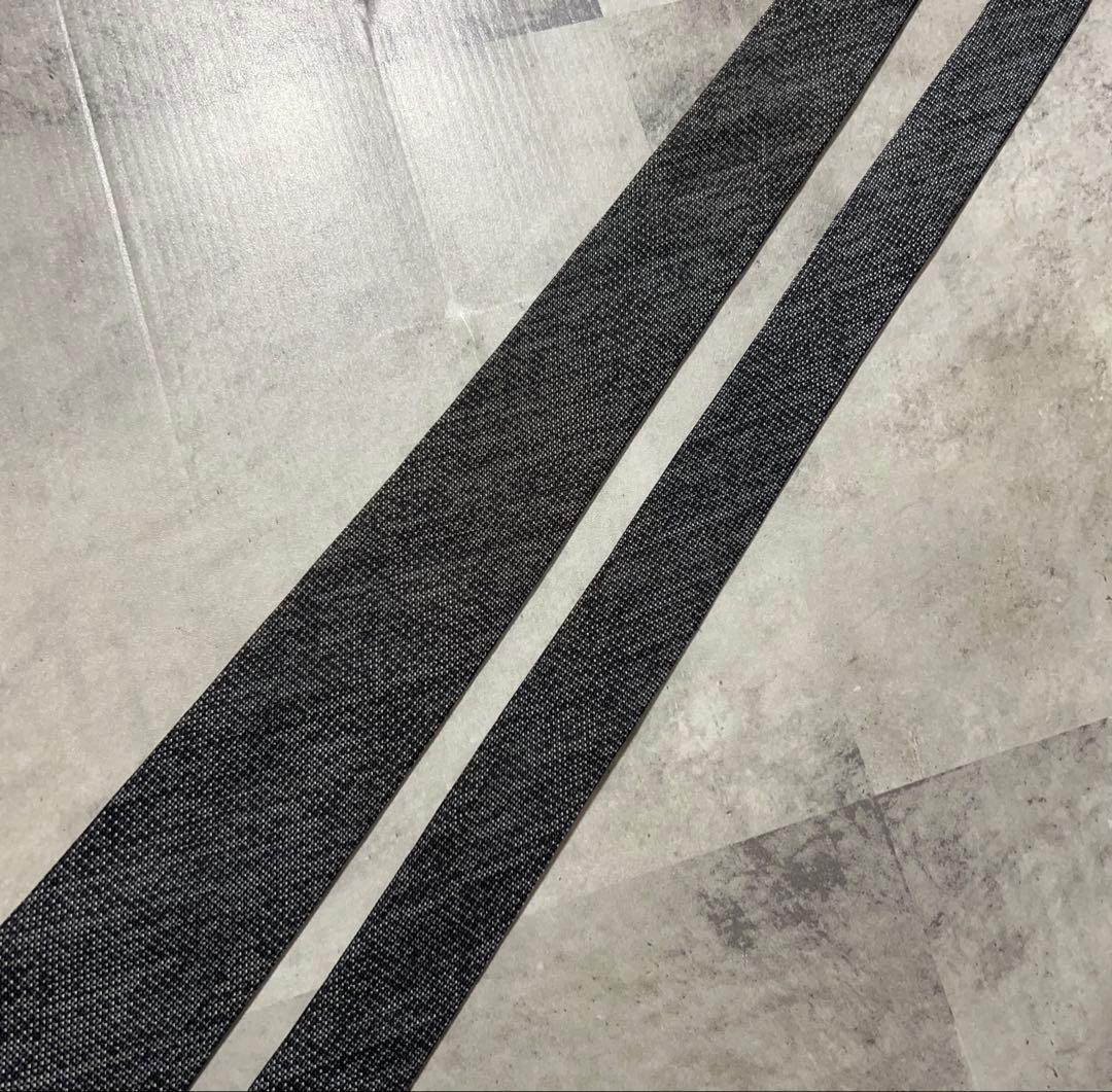 BOTTEGA VENETA ネクタイ ハイブランド ソリッド チャコールグレー