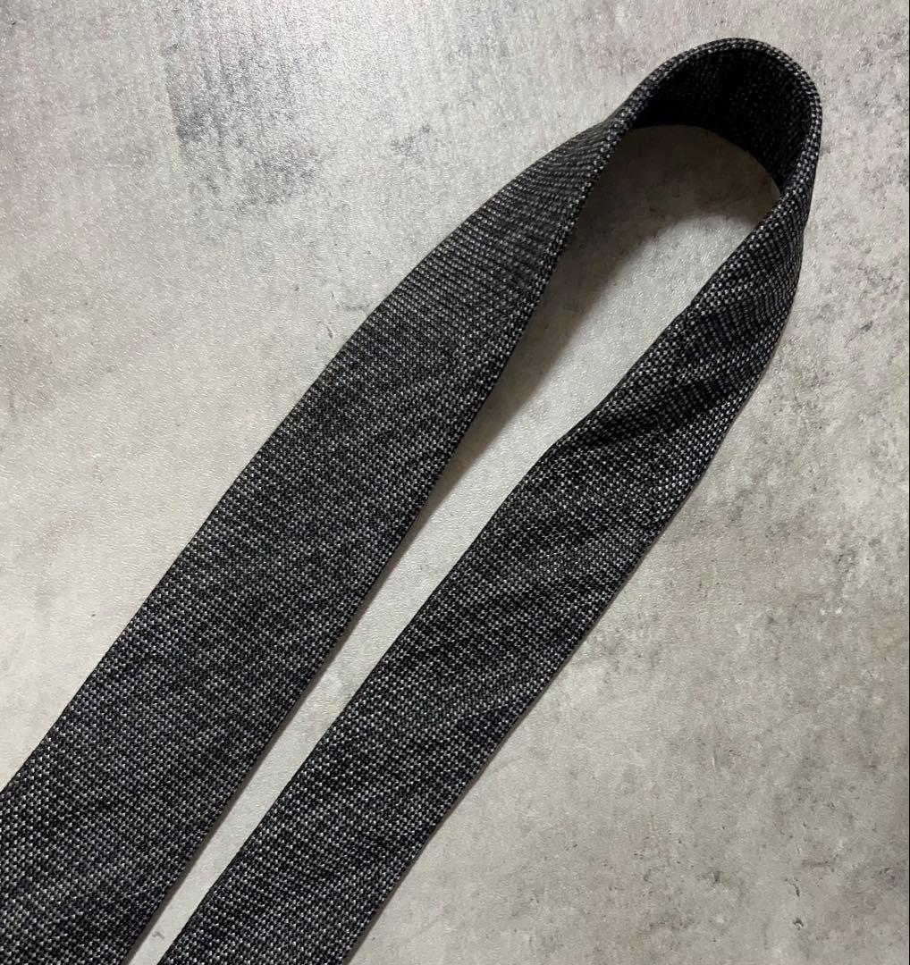 BOTTEGA VENETA ネクタイ ハイブランド ソリッド チャコールグレー