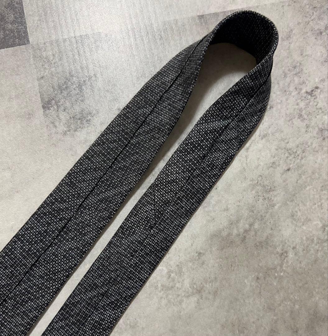 BOTTEGA VENETA ネクタイ ハイブランド ソリッド チャコールグレー