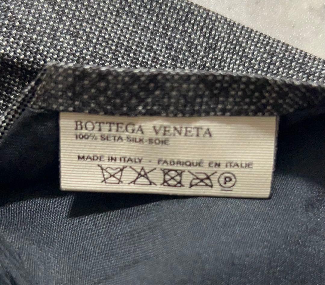 BOTTEGA VENETA ネクタイ ハイブランド ソリッド チャコールグレー