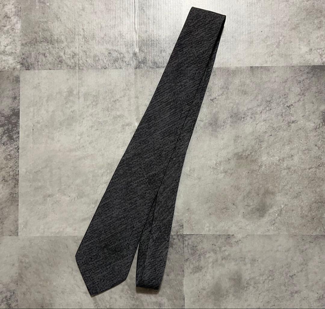BOTTEGA VENETA ネクタイ ハイブランド ソリッド チャコールグレー