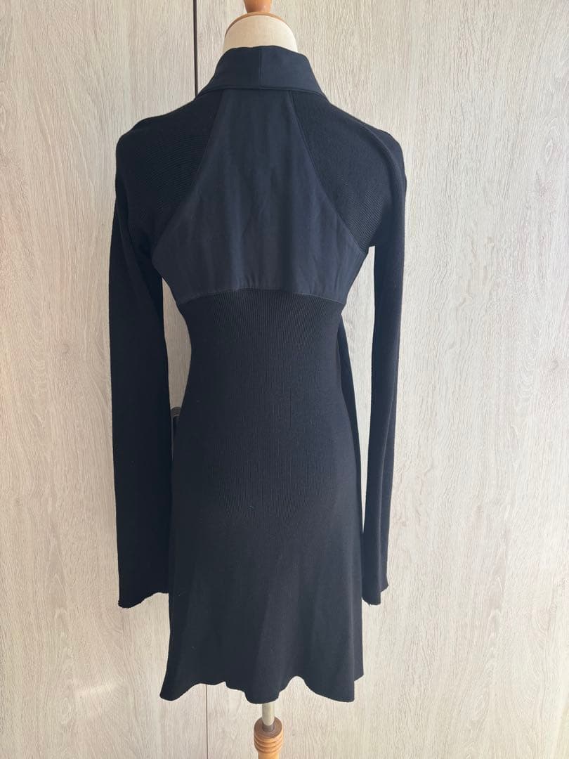 ヨージヤマモトブラックラップテーラードジャケット