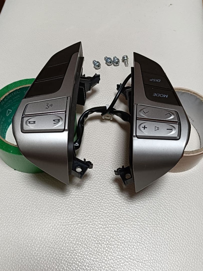 【LED打ち替え品】20アルファードヴェルファイアステアリングスイッチLED白