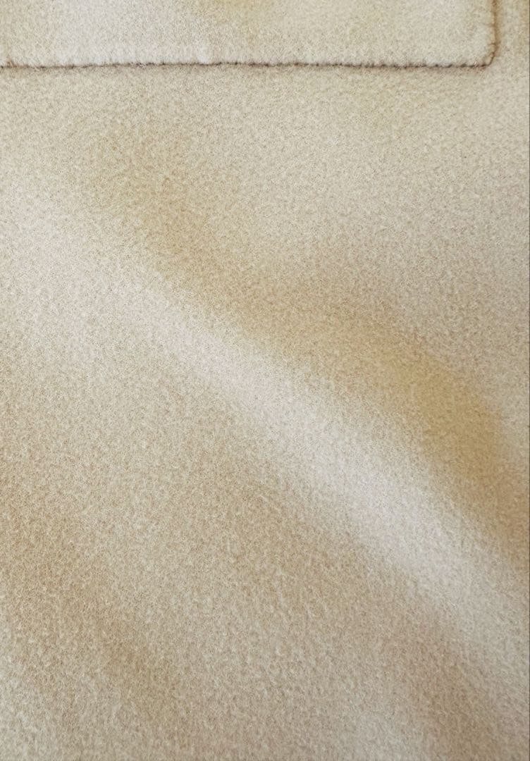 Whim Gazette ノーカラーリバーロングコート 定価99000円