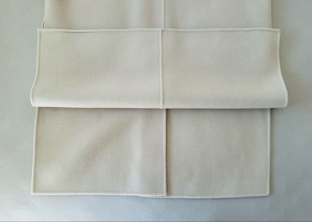 Whim Gazette ノーカラーリバーロングコート 定価99000円