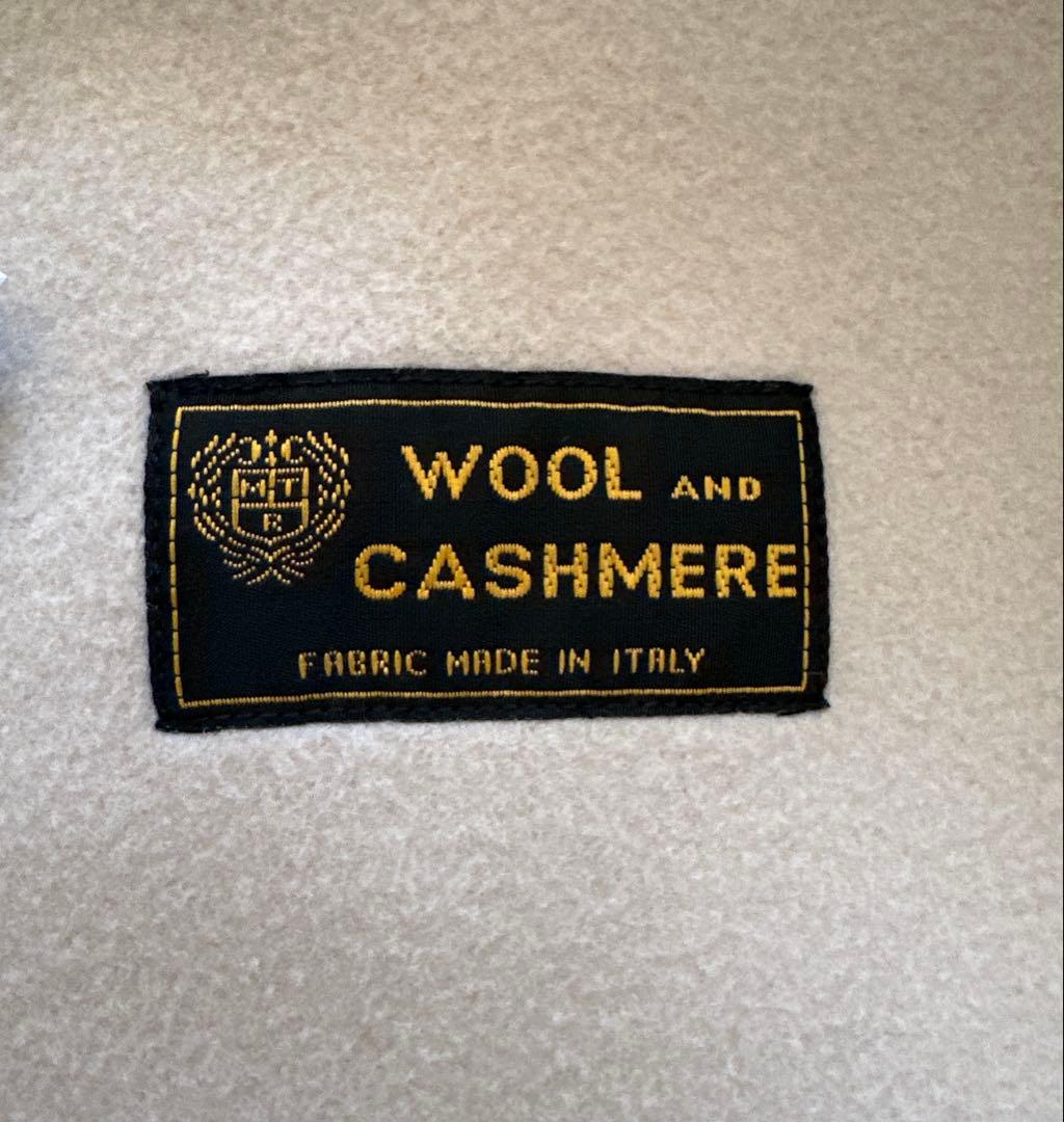 Whim Gazette ノーカラーリバーロングコート 定価99000円