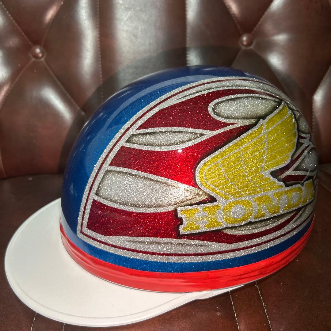 ラメラメ　カスタムコルク半　ホンダ　ファイヤーパターン