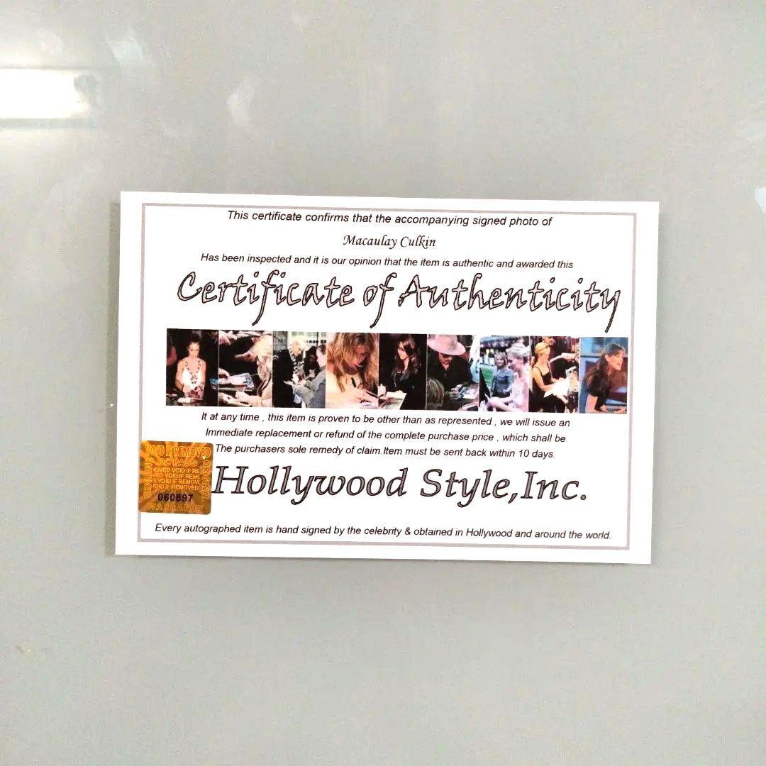 セール中…マコーレー・カルキン直筆サイン入り超特大写真…