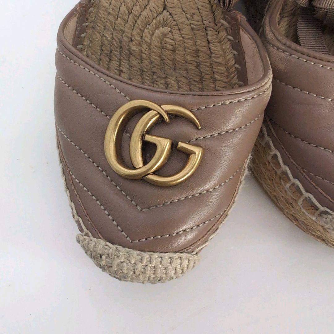 GUCCI グッチ マーモント 金具 エスパドリーユ