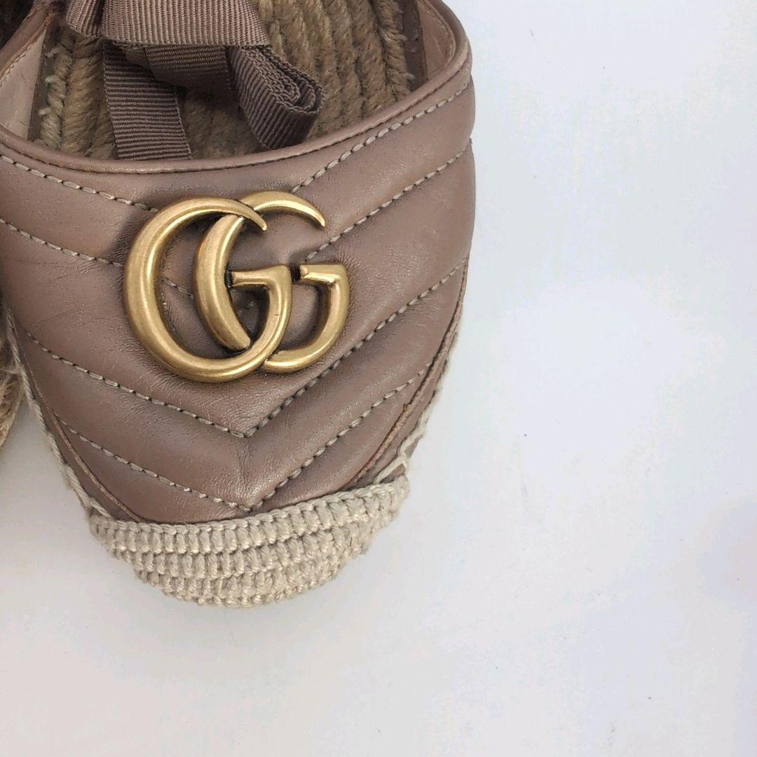 GUCCI グッチ マーモント 金具 エスパドリーユ