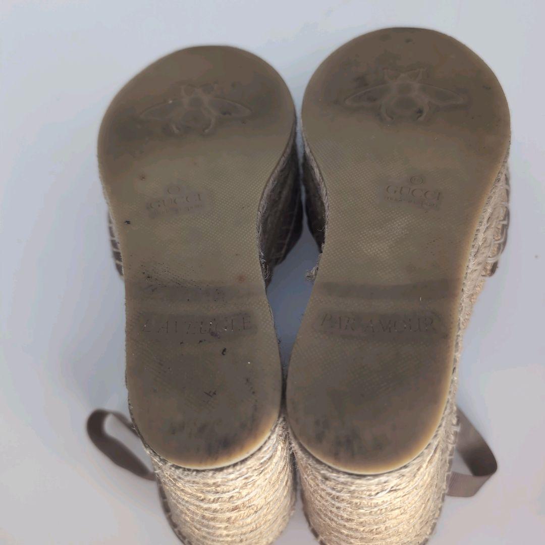 GUCCI グッチ マーモント 金具 エスパドリーユ