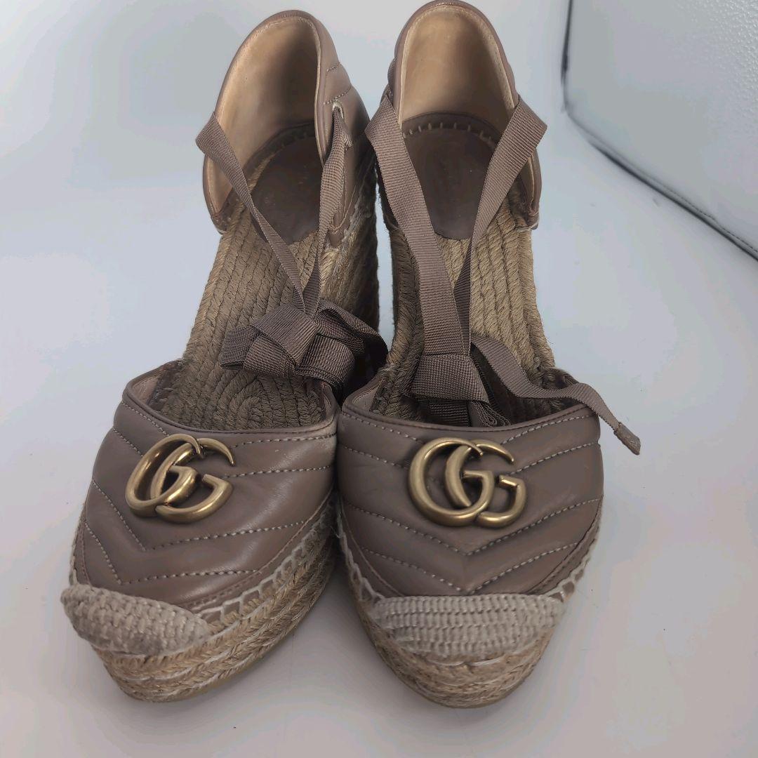 GUCCI グッチ マーモント 金具 エスパドリーユ