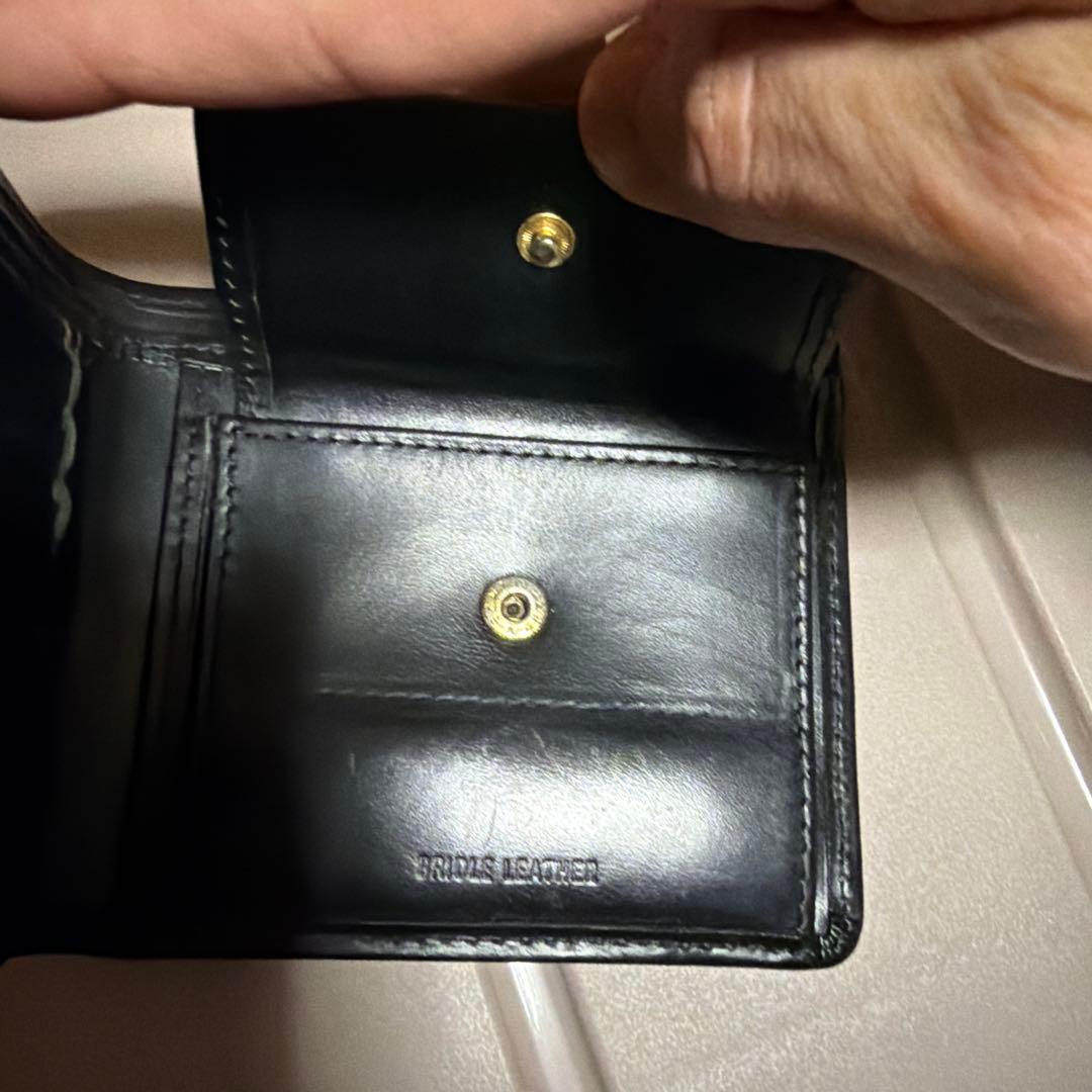 Whitehouse Cox 二つ折り財布 ブラック　s1058
