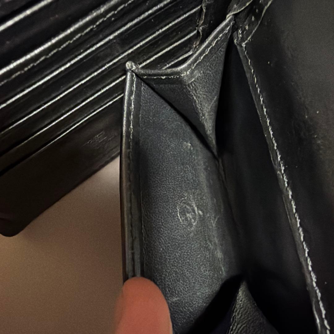 Whitehouse Cox 二つ折り財布 ブラック　s1058