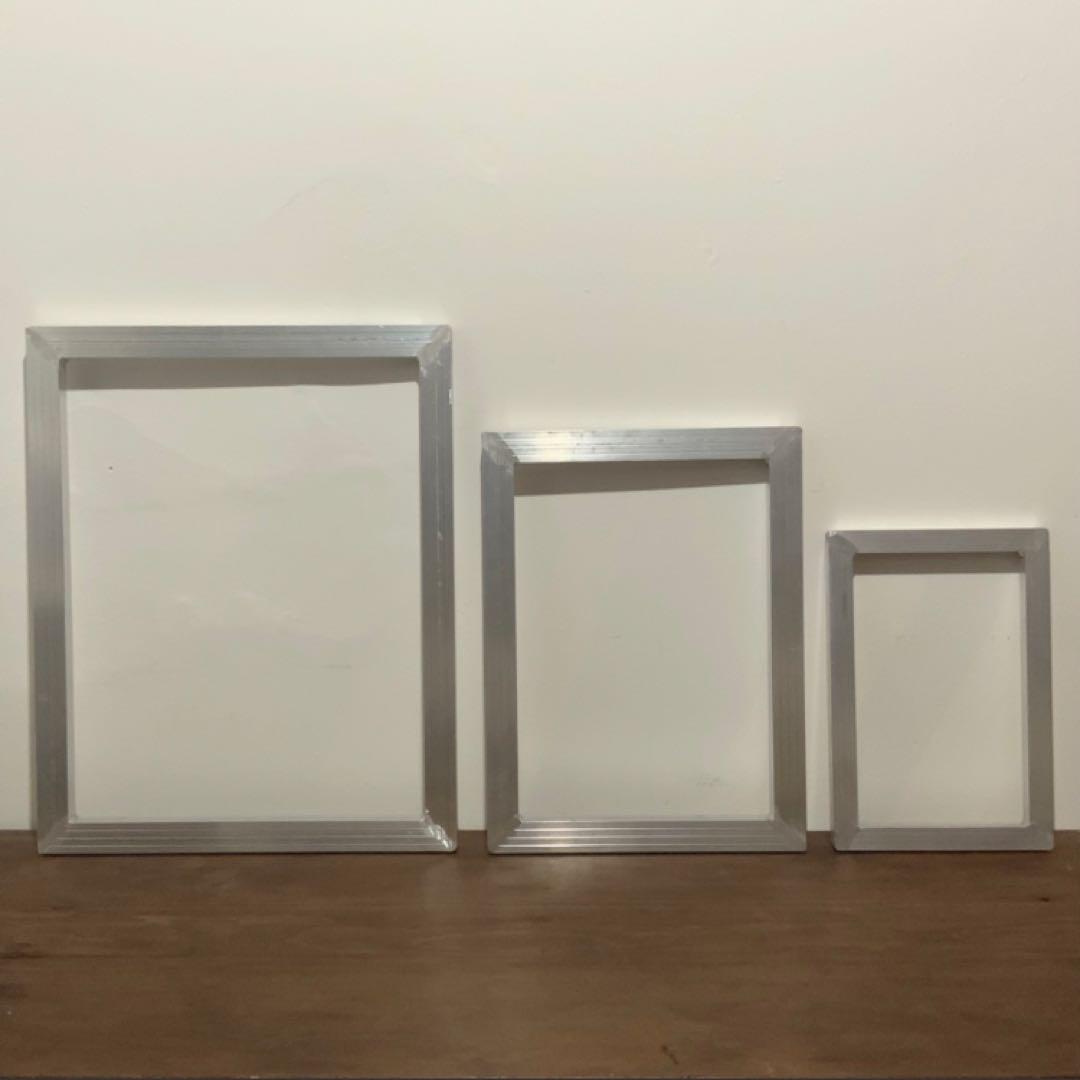 ◆未使用◆シルクスクリーン アルミ枠【40×30㎝】【30×20㎝】各10個