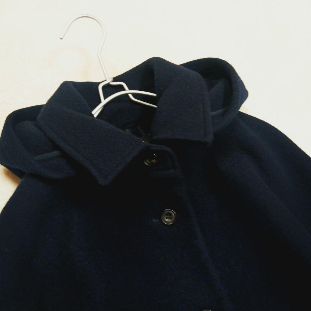 maison de soil メゾンドソイル ウールフードコート ネイビー