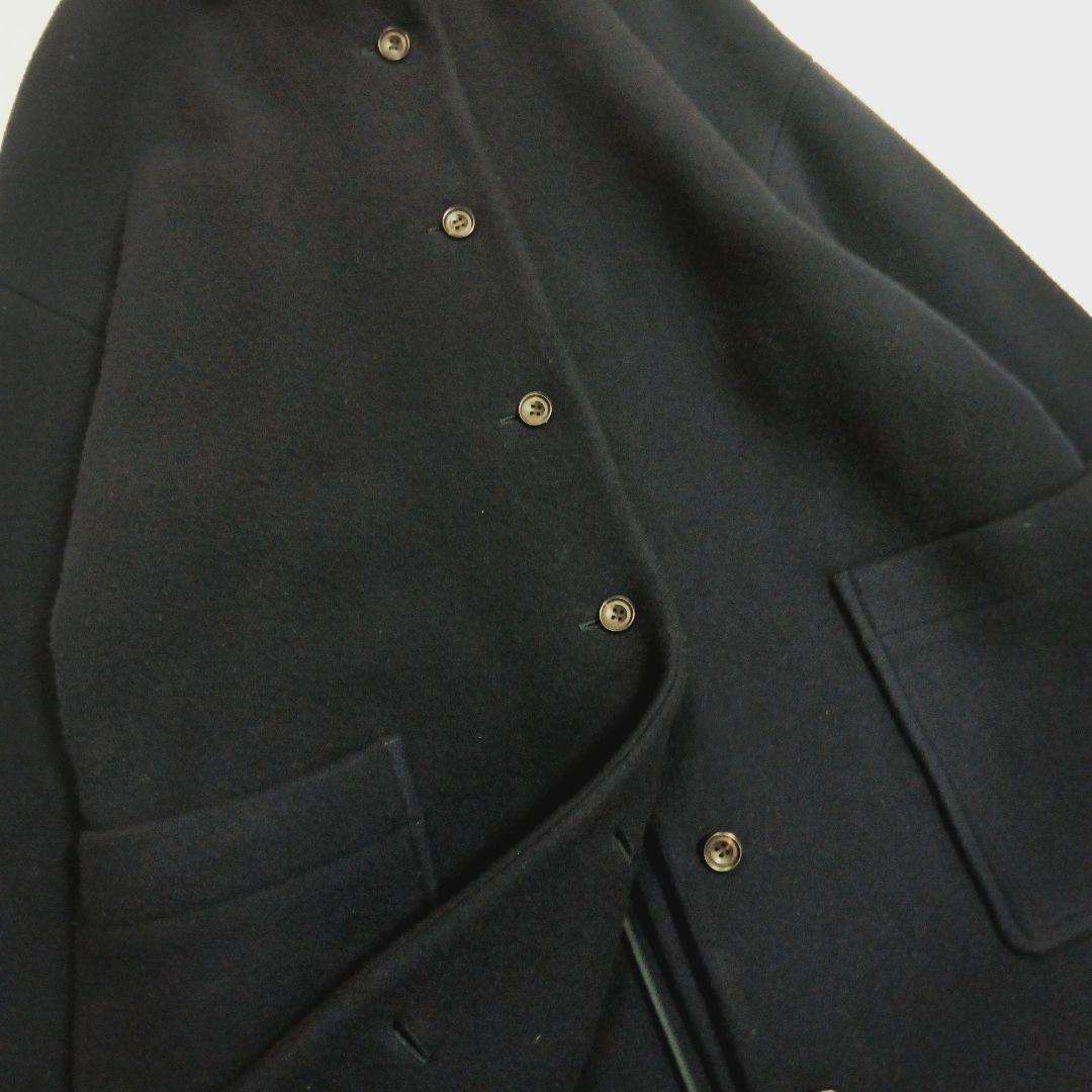 maison de soil メゾンドソイル ウールフードコート ネイビー