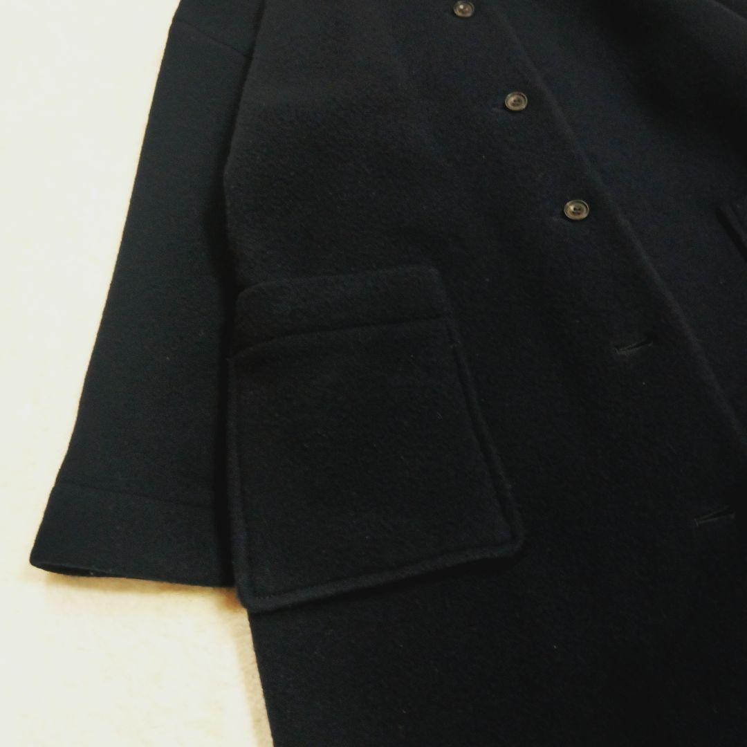 maison de soil メゾンドソイル ウールフードコート ネイビー