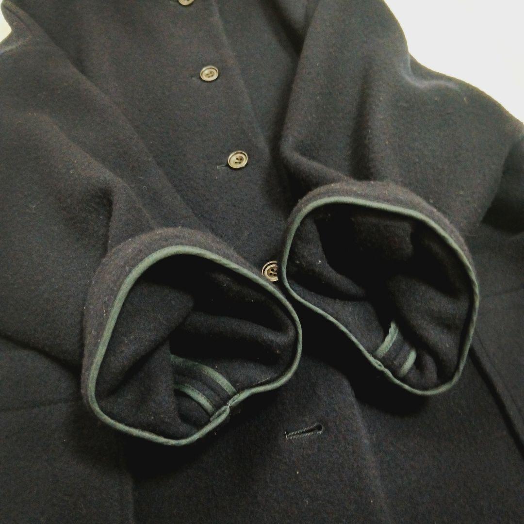 maison de soil メゾンドソイル ウールフードコート ネイビー