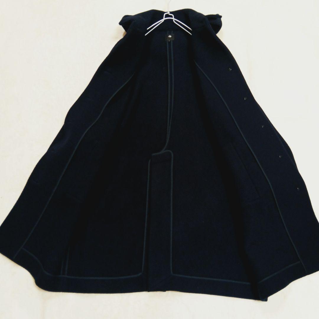 maison de soil メゾンドソイル ウールフードコート ネイビー
