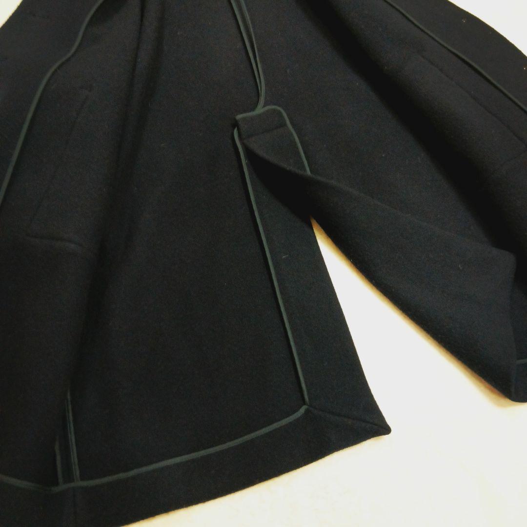 maison de soil メゾンドソイル ウールフードコート ネイビー