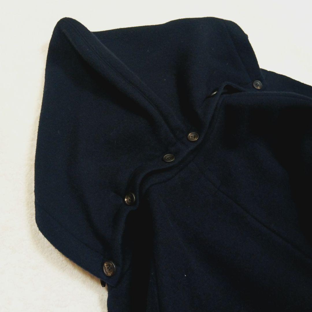 maison de soil メゾンドソイル ウールフードコート ネイビー